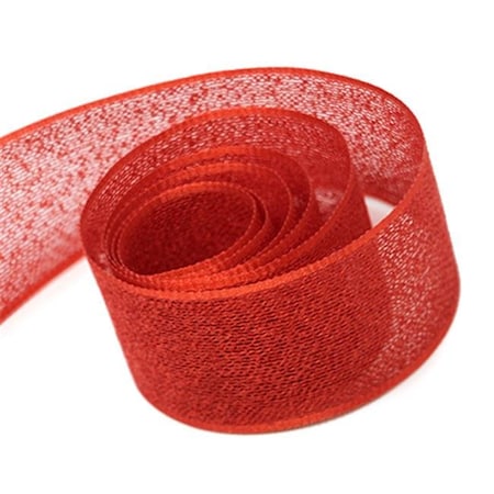 Papillon Ribbon & Bow Papillon Ribbon & Bow R096905-38-0250-50YD 1.5 in. 50 Yards Evergrain Ribbon; Red R096905-38-0250-50YD